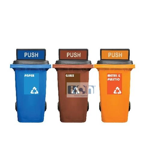 240L M3 garbage bin 3 in 1 with turbo lid