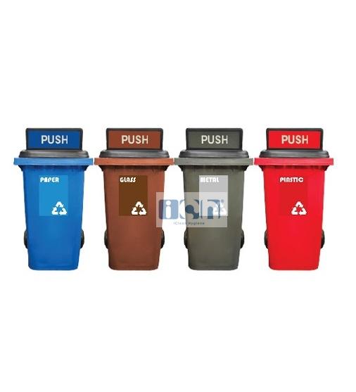 240L M4 garbage bin 4 in 1 with turbo lid