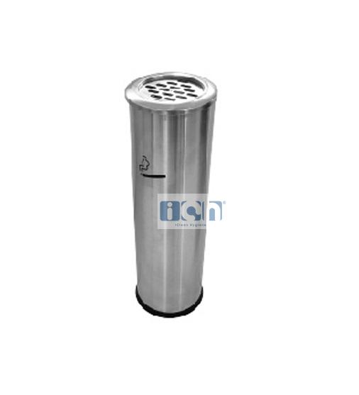 stainless steel ashtray stand round